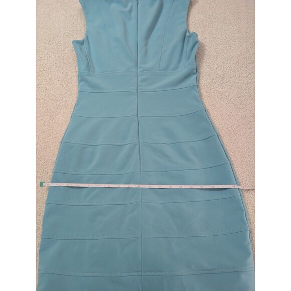 Antonio Melani Turquoise Bodycon sleeveless Dress Size 6 - Picture 10 of 16